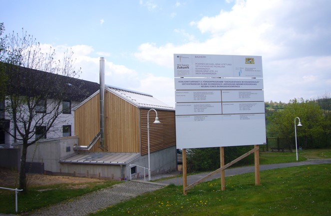 Holzschnitzel UTSR: Orthopädische Fachklinik, Schwarzach